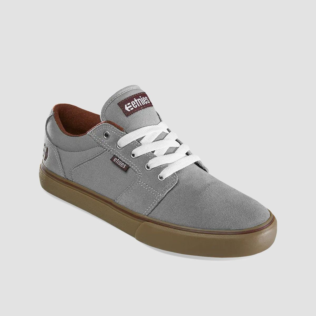 Etnies Barge LS Shoes - Grey/Gum/Red