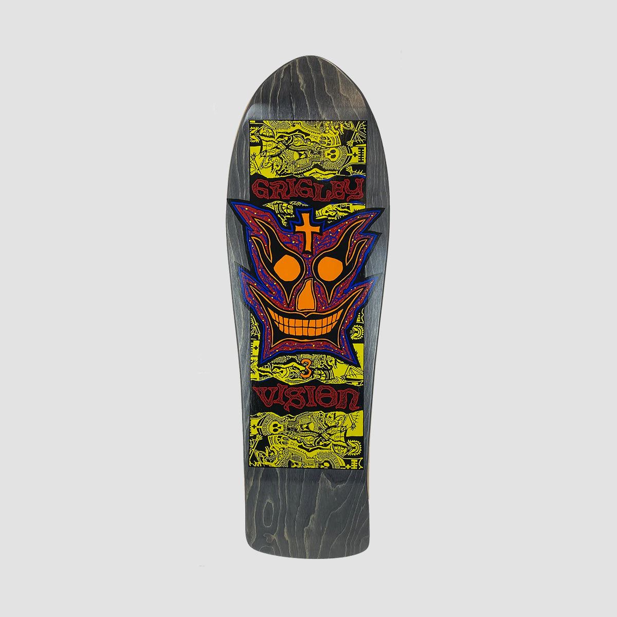 Vision Grigley III Skateboard Deck Black Stain - 9.75"