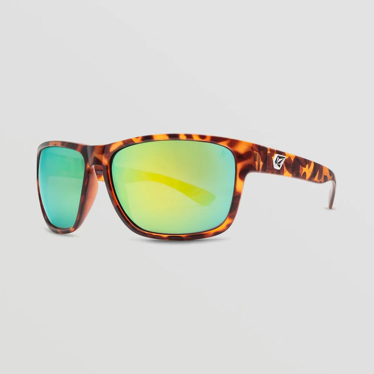 Volcom Baloney Sunglasses Matte Tort/Green Polar Martini Olive