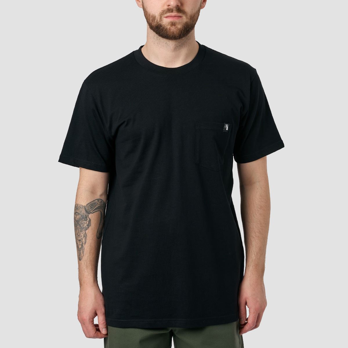 Heathen Microlith Pocket T-Shirt Black