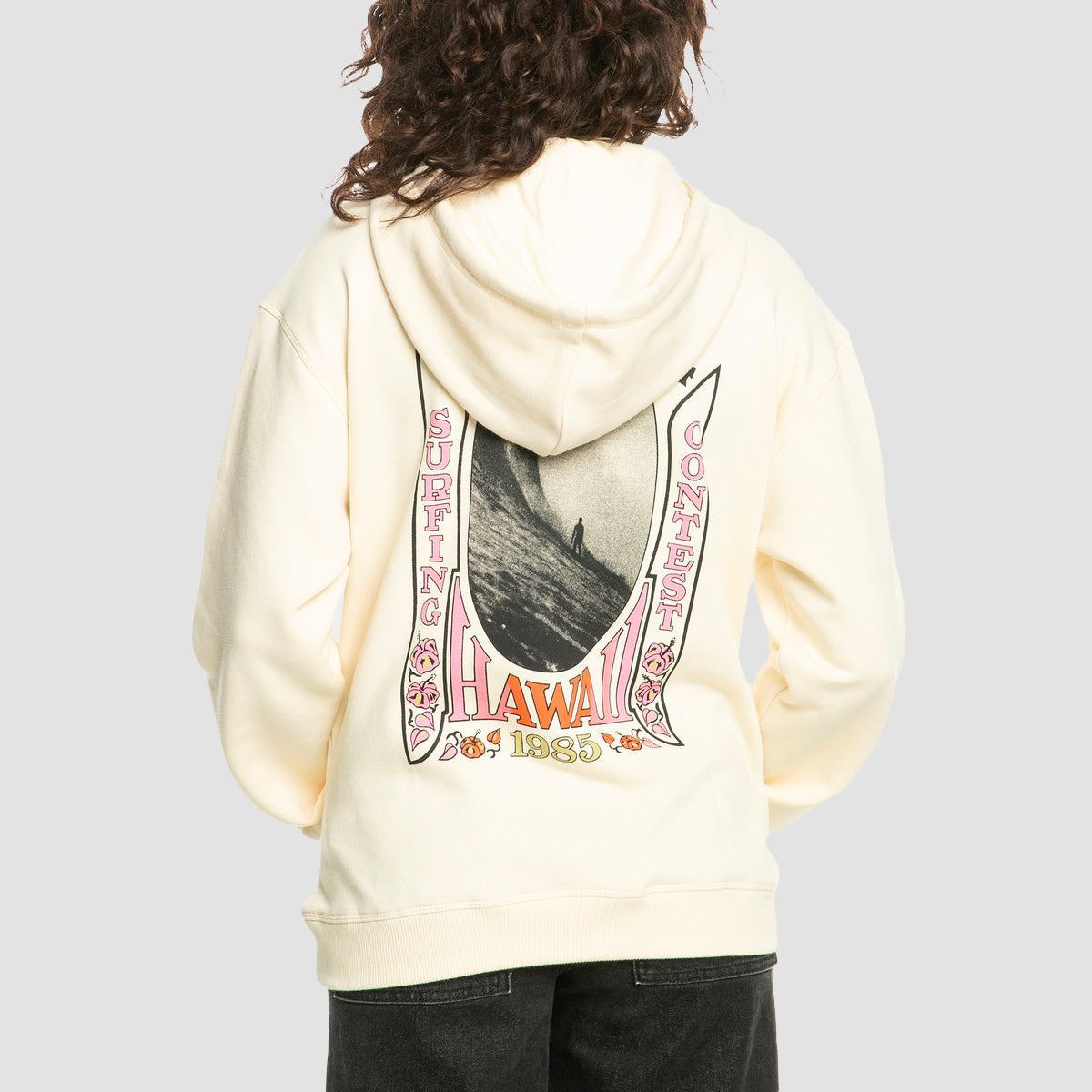 Billabong Search For Stoke Pullover Hoodie Antique White - Womens