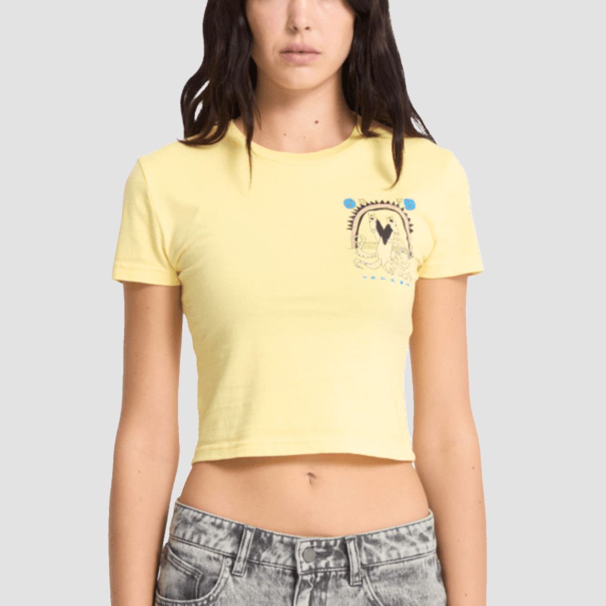 Volcom Moove On T-Shirt Dawn Yellow - Womens