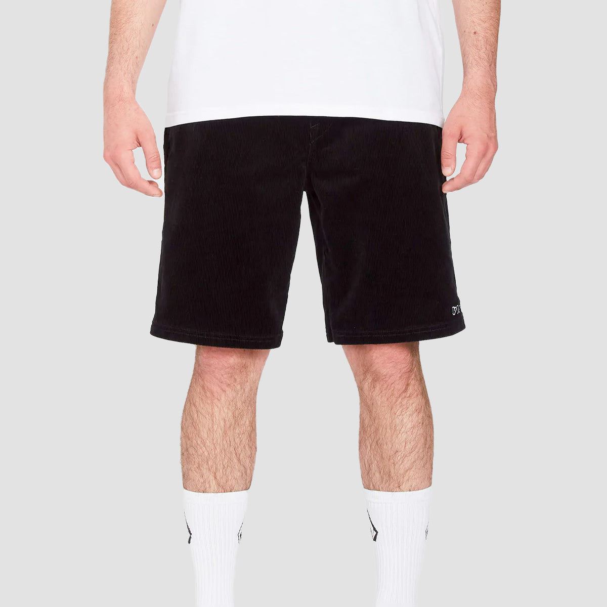 Volcom Outer Spaced 21" Corduroy Shorts Black Combo