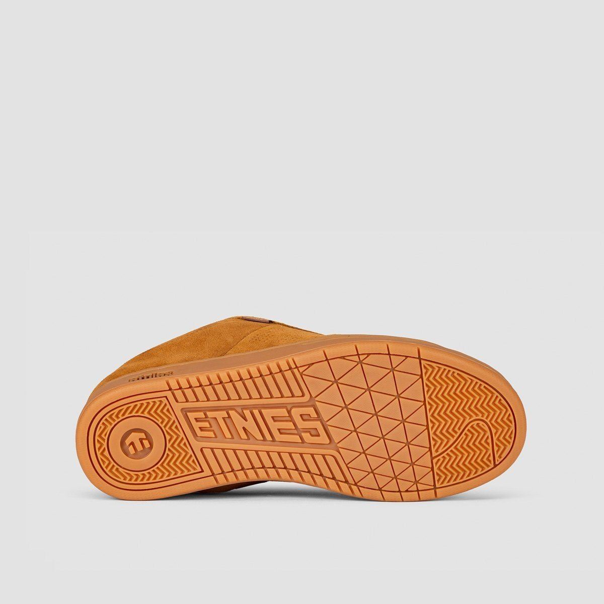 Etnies Kingpin Shoes - Brown/Gum/Gold