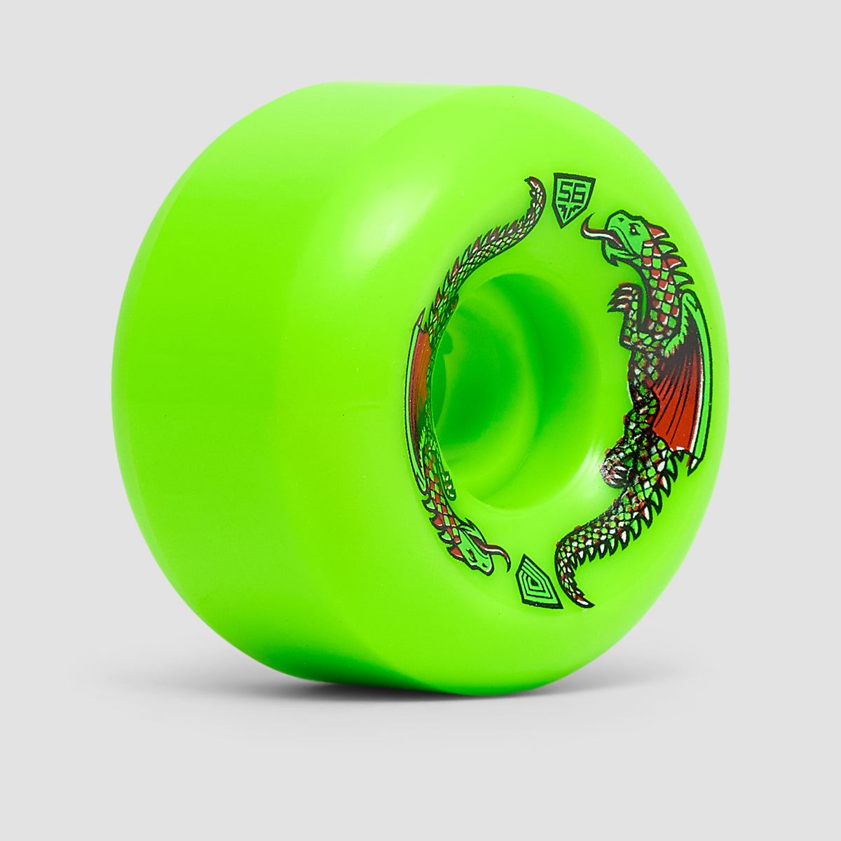 Powell Peralta Dragon Formula 93A Skateboard Wheels Green 56x36mm