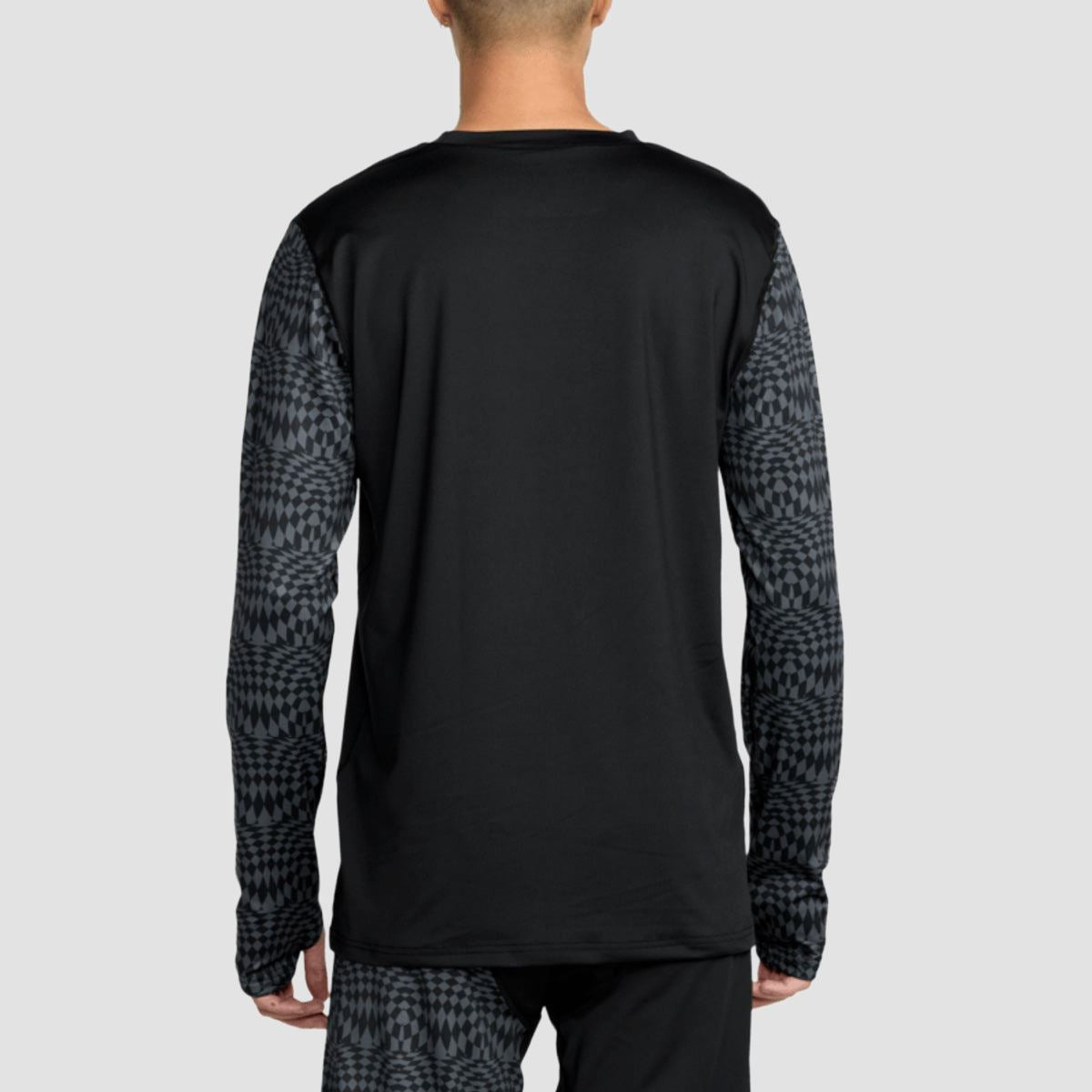 Volcom M V-Science Base Layer Longsleeve Crew T-Shirt Black/Charcoal