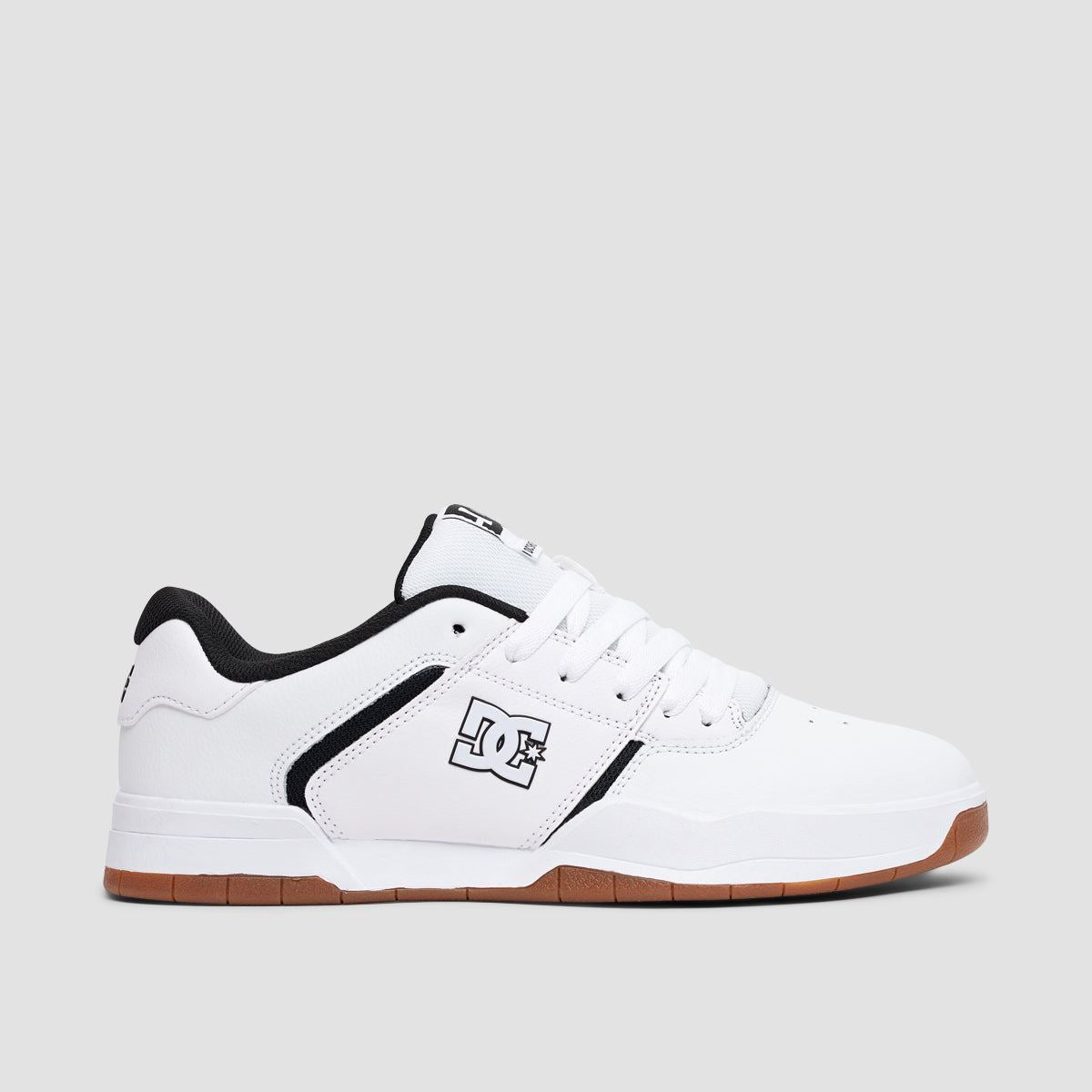 DC Central Shoes - White/Black/Gum