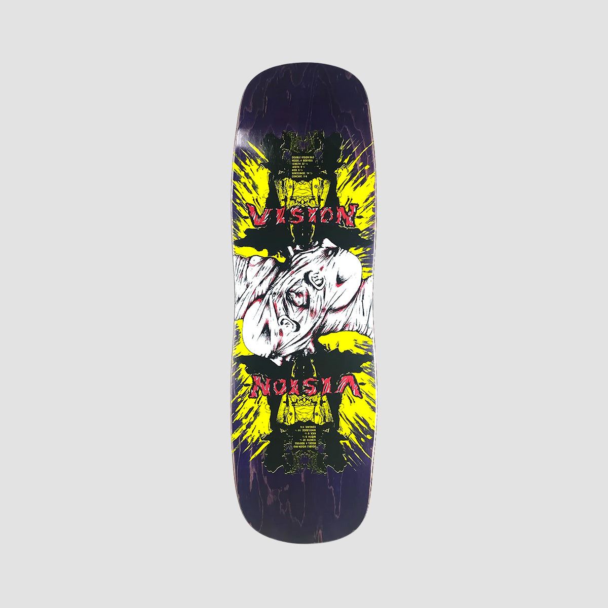 Vision Double Vision Skateboard Deck Pur Stain - 9.5"