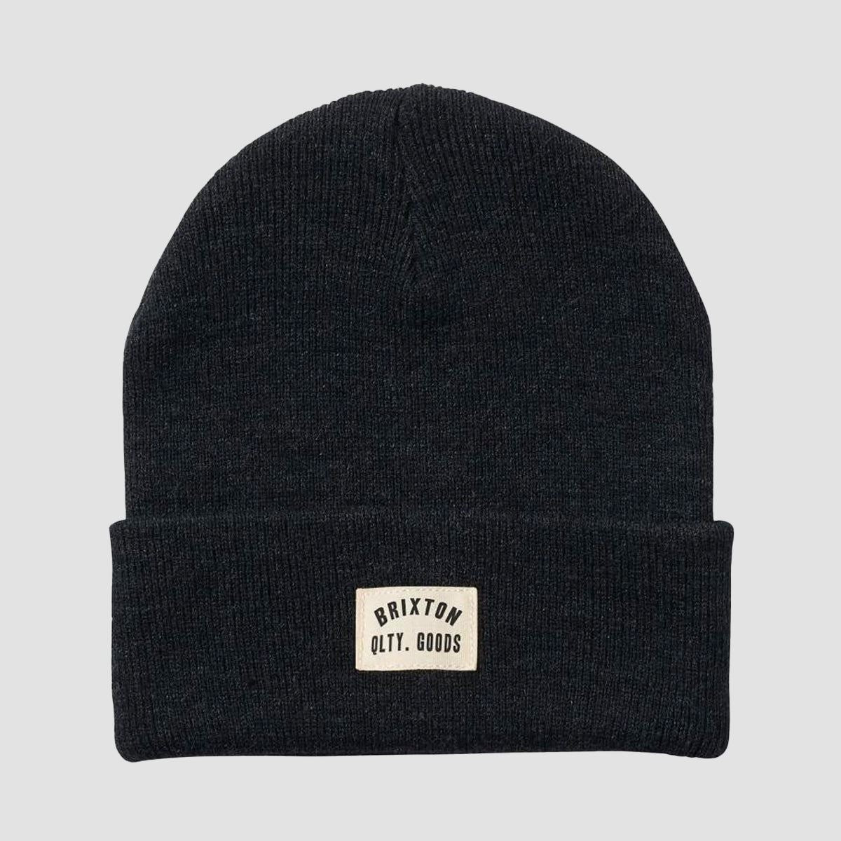 Brixton Woodburn Watch Cap Beanie Washed Black