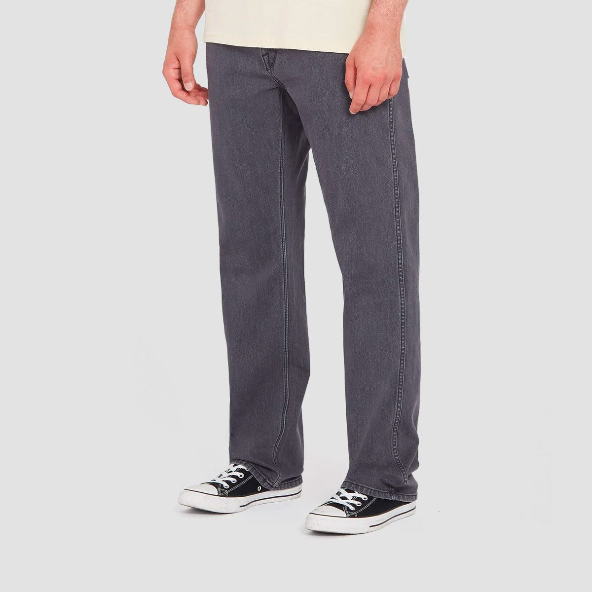 Volcom Modown Relaxed Fit Jeans Easy Enzyme Grey