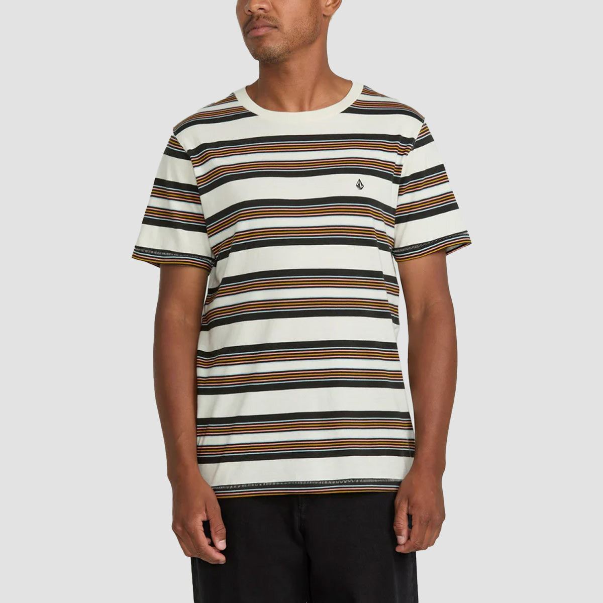 Volcom Parotic Crew T-Shirt Off White