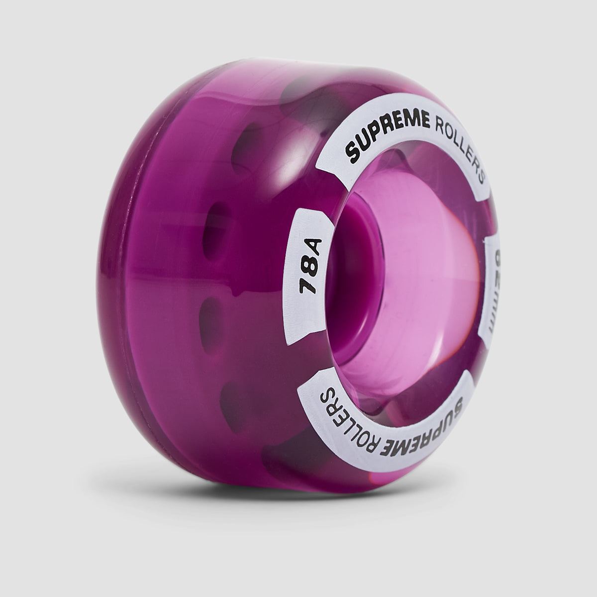 Supreme 78A Rollers Quad Wheels x4 Purple 62mm