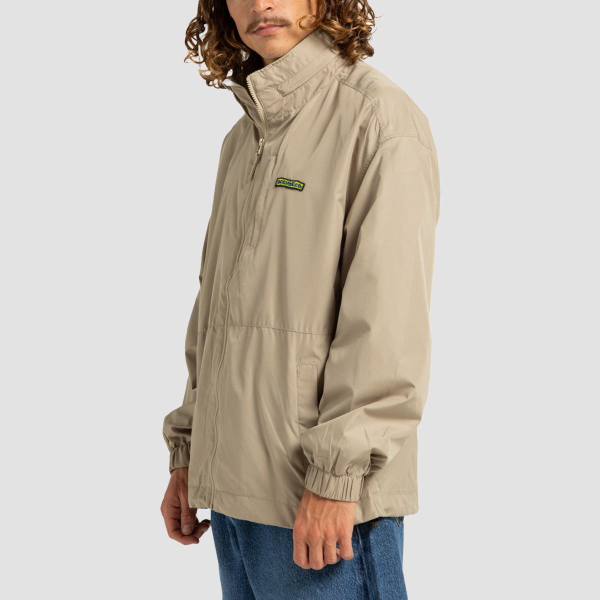 DC Vantage Mock Hood Windbreaker Jacket Crockery