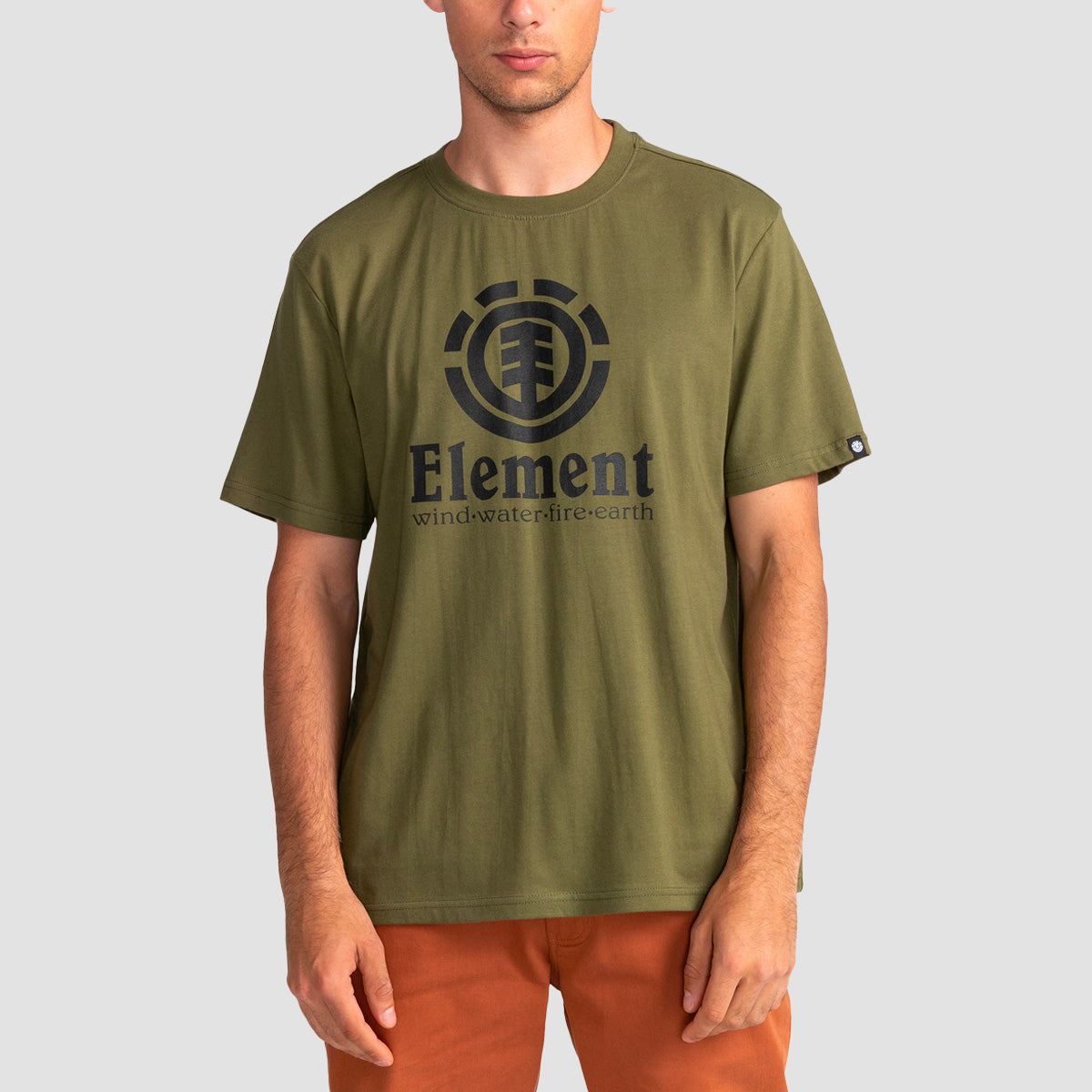Element Vertical T-Shirt Winter Moss