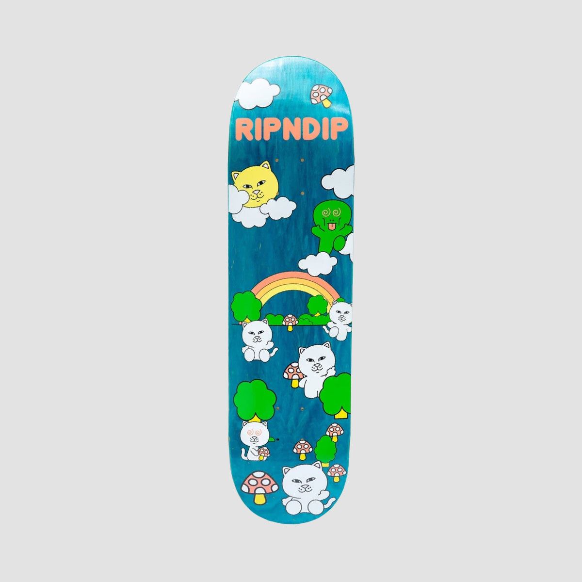 RIPNDIP Buddy System Skateboard Deck Blue - 8"