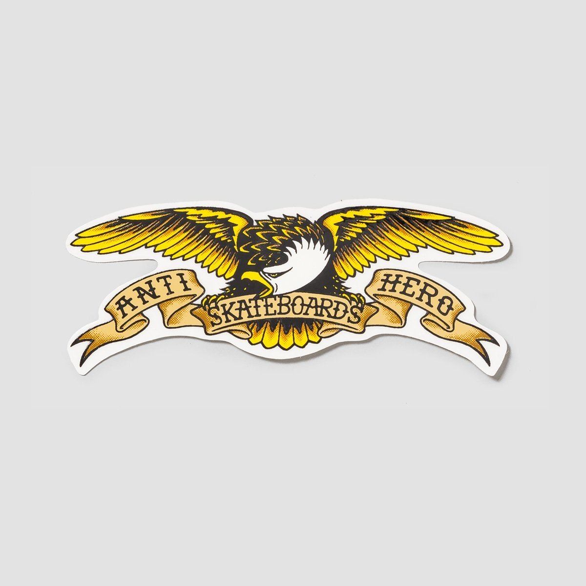 Antihero Eagle Sticker Black/Yellow 125x45mm