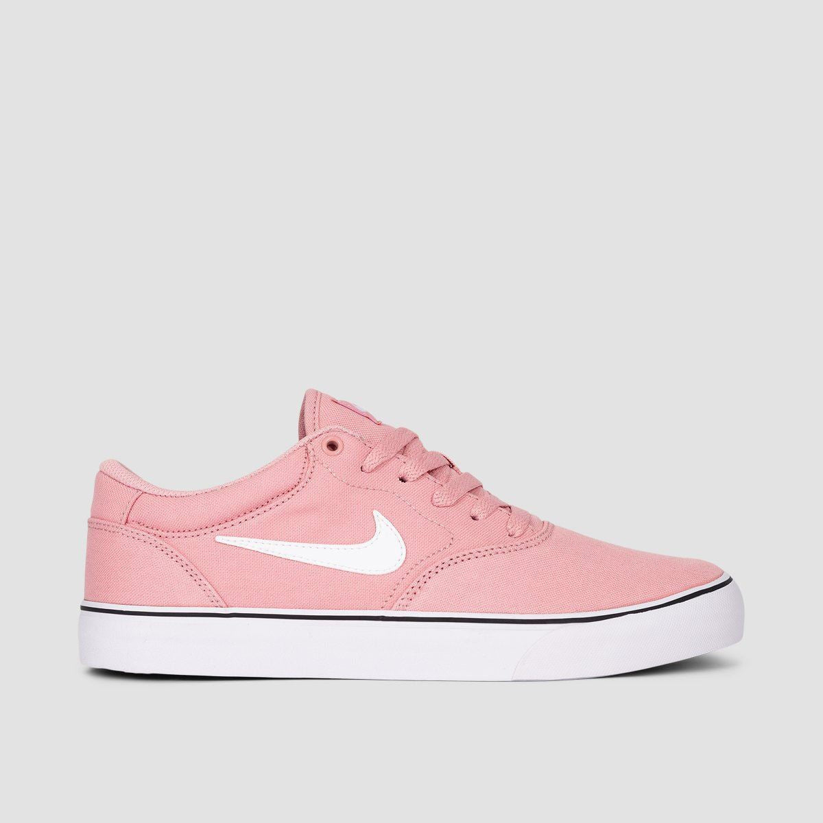 Nike SB Chron 2 Canvas Shoes - Pink Glaze/White/Pink Glaze/Black