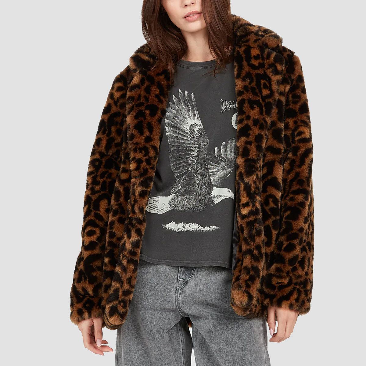 Animal print ladies clearance jacket