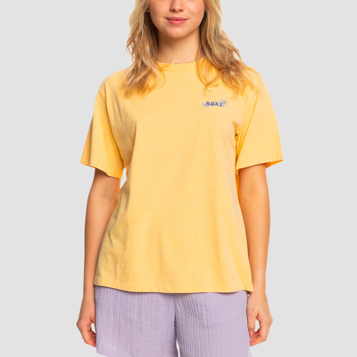 Roxy Moonlight Sun B T-Shirt Flax - Womens