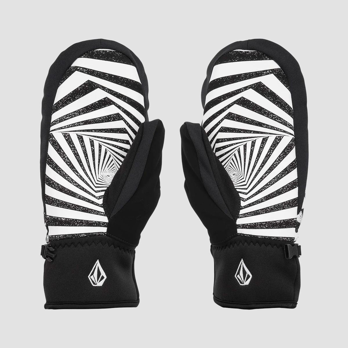 Volcom V.Co Nyle Snow Mitts Black White