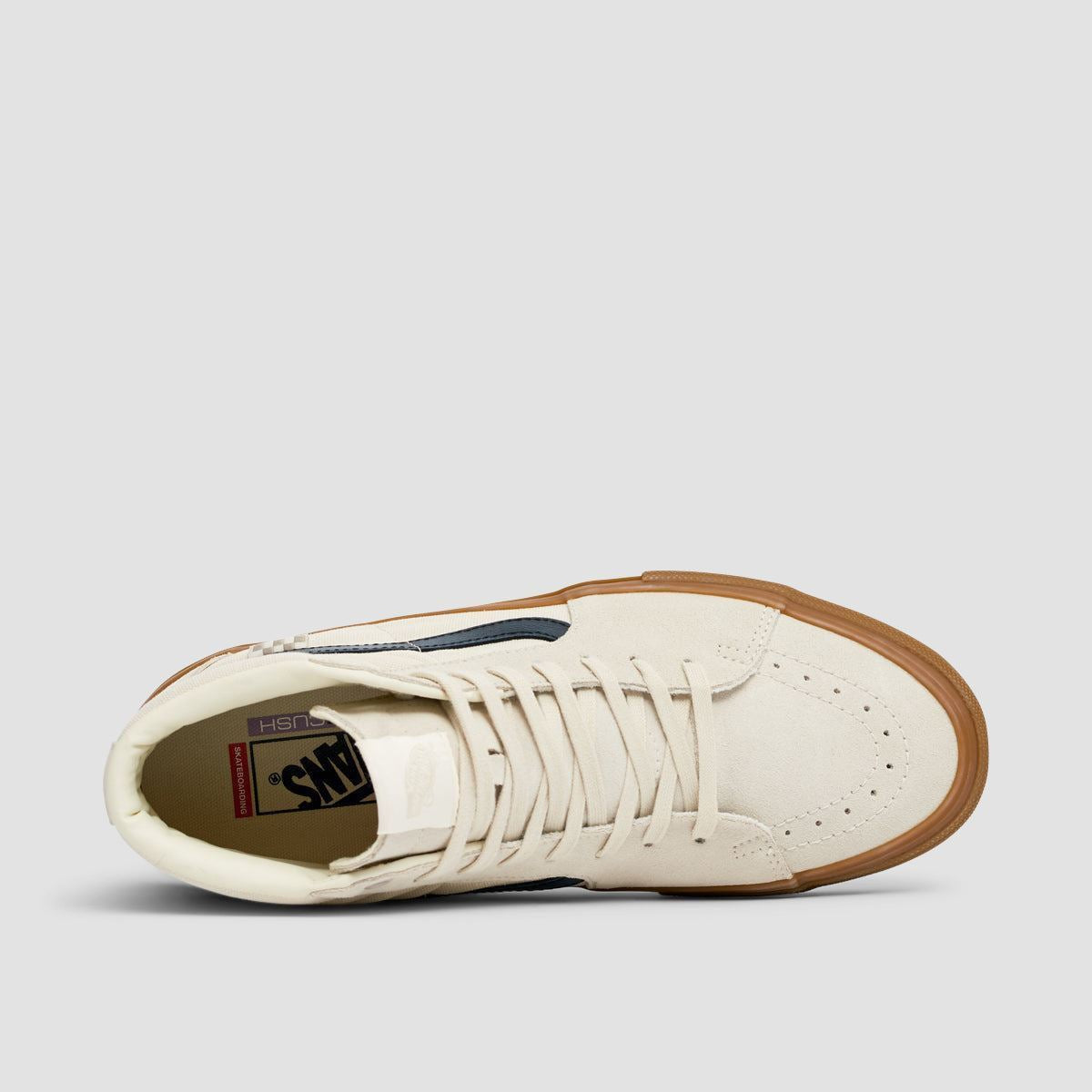 Vans Skate SK8-Hi High Top Shoes Birch/Gum 4uk Birch/Gum
