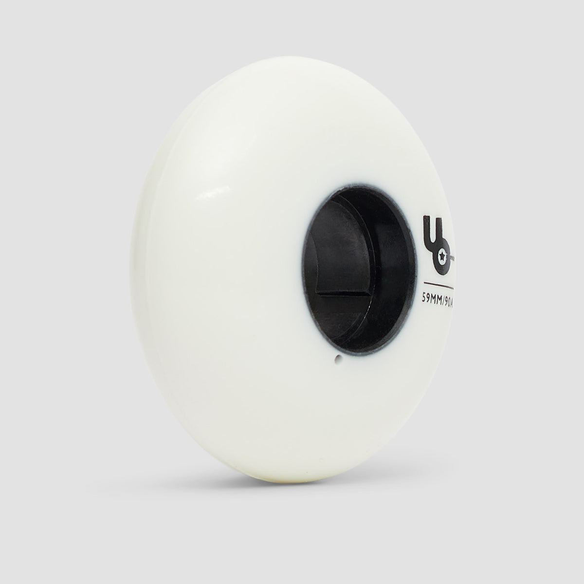 Undercover Team 90A Inline Wheels x4 White 59mm