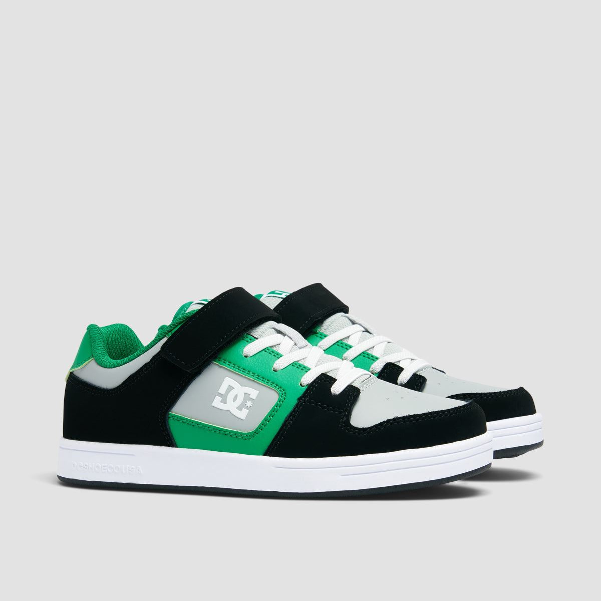 DC Manteca 4 V Shoes - Black/Kelly Green - Kids