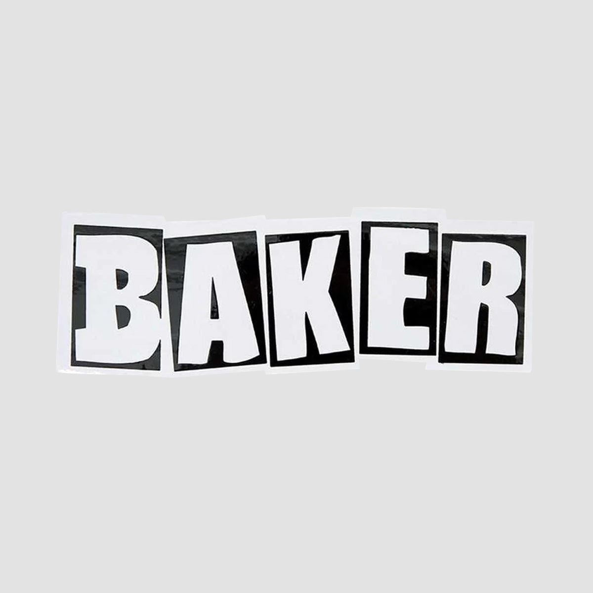 Baker Brand Logo Sticker Black/White 210x75mm