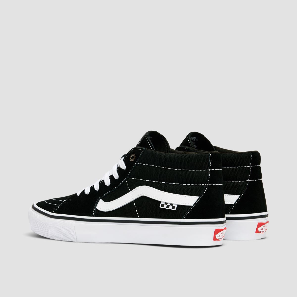 Vans Skate Grosso Mid Top Shoes - Black/White