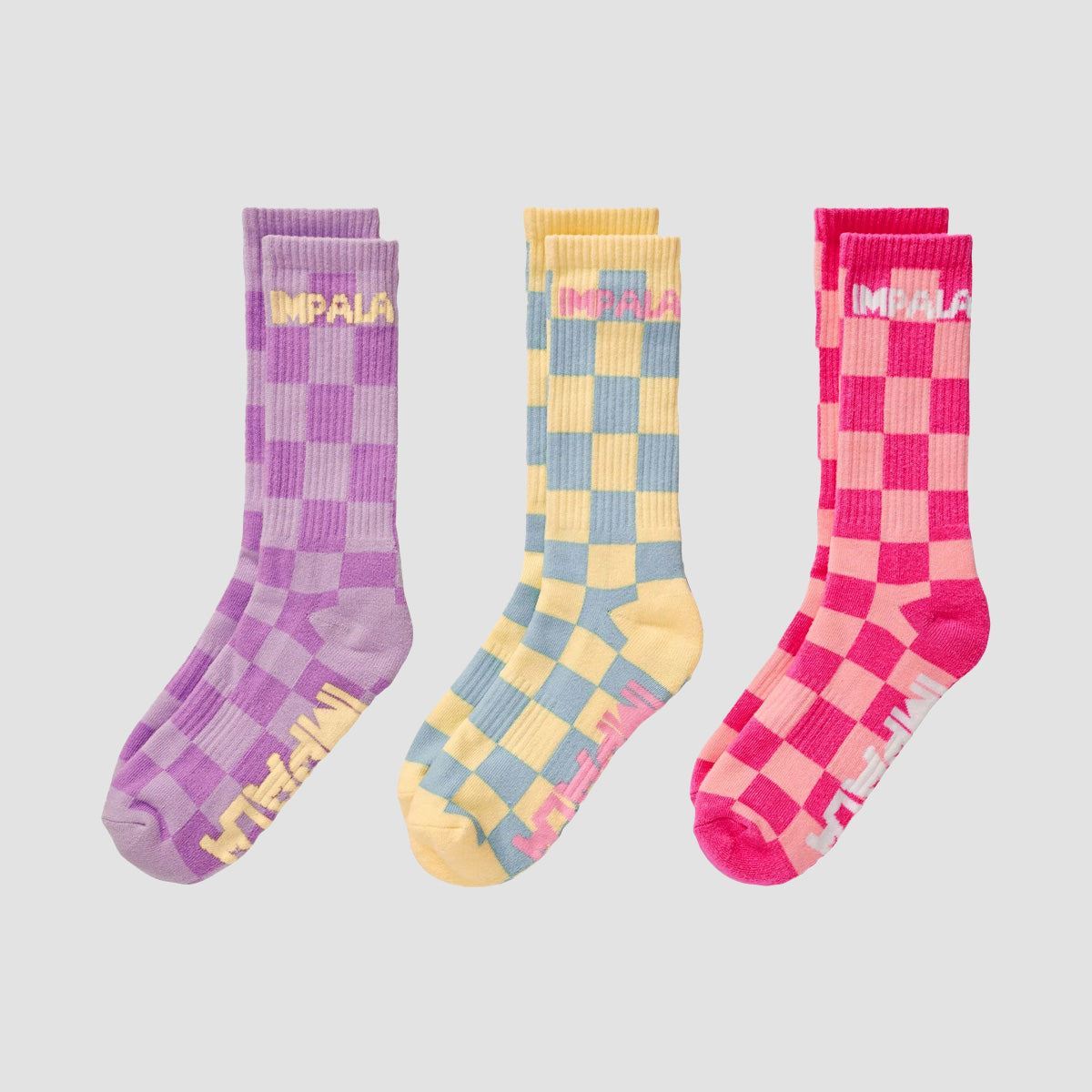 Impala Skate Socks 3 Pack Check