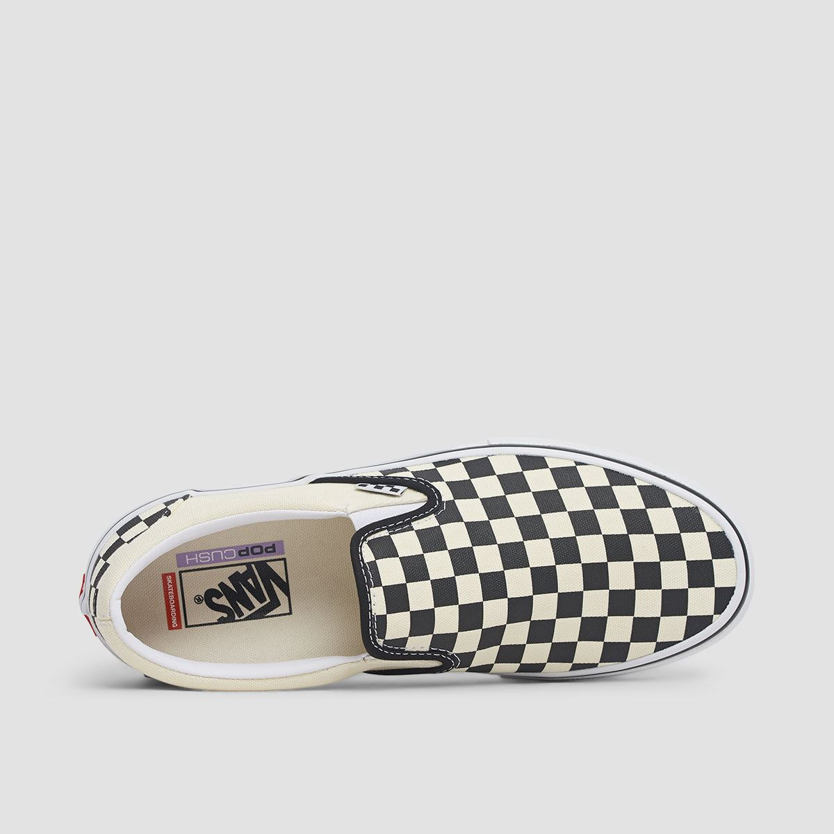Vans Skate Slip-On Shoes - Checkerboard Black/Off