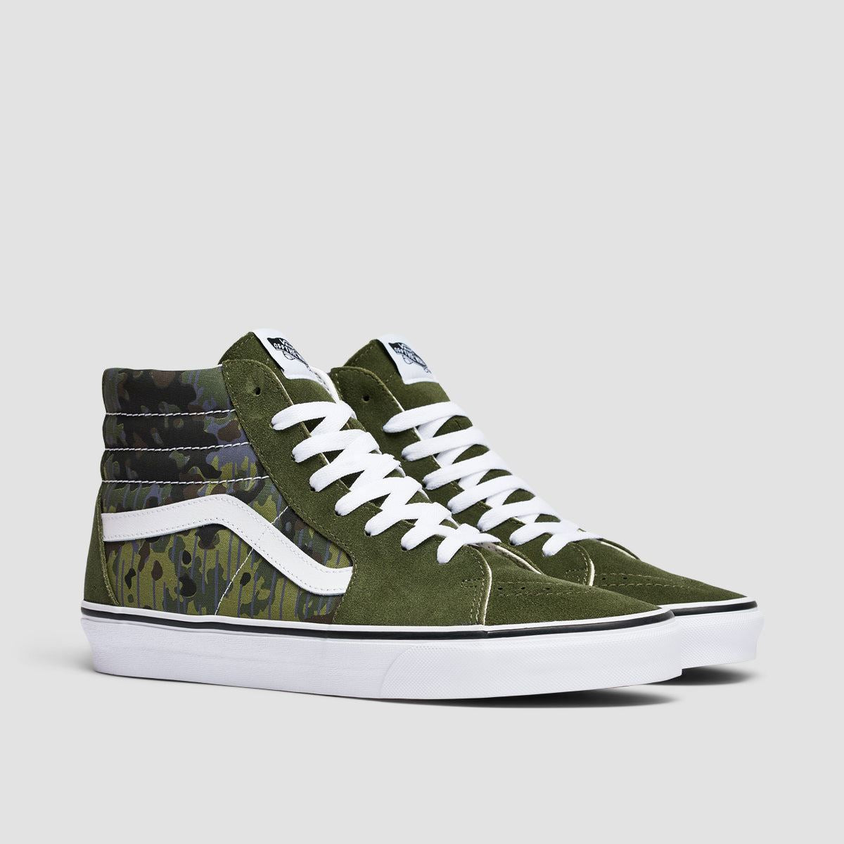 Camo best sale green vans