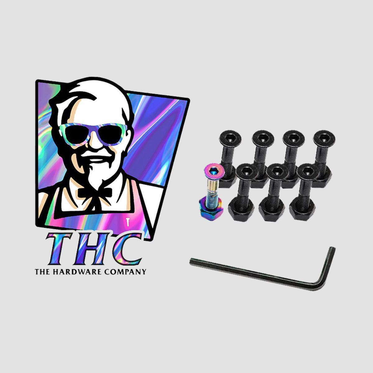 The Hardware Company THC Fried Allen Truck Bolts Black/Neo Diesel 1"