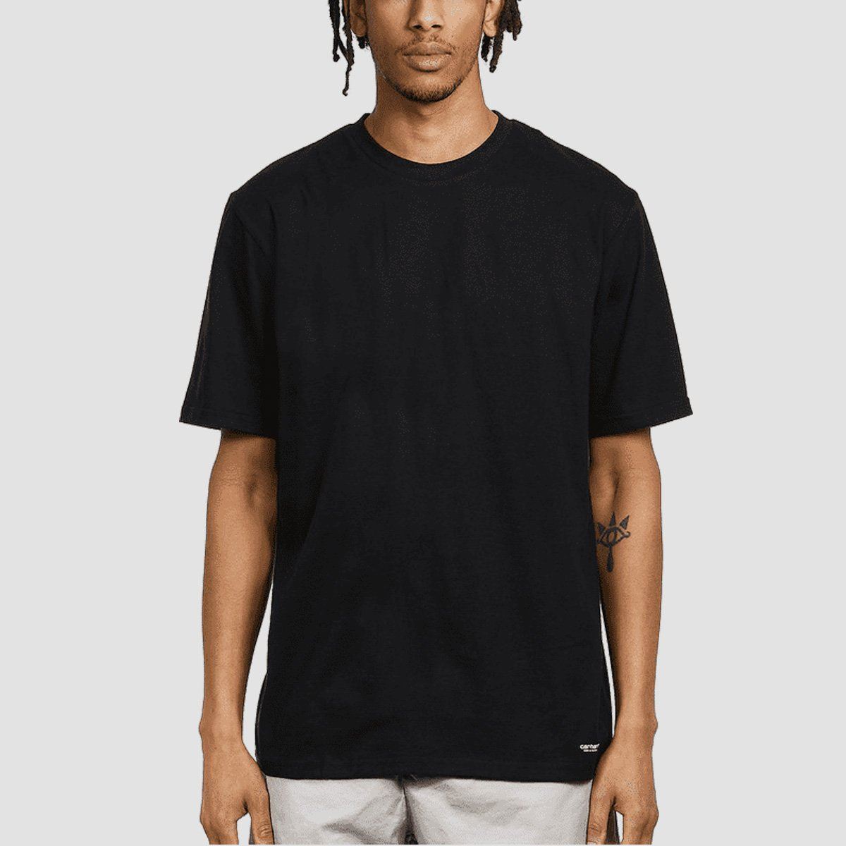 CARHARTT STANDARD CREW NECK T-SHIRT 2枚セット Carhartt WIP Standard Crew Neck T-Shirt 2 Pack Black/Black