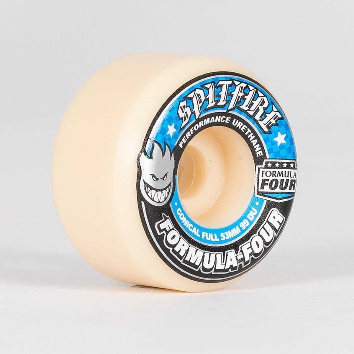Spitfire Formula Four Conical Full 99du Skateboard Wheels Natural/Blue