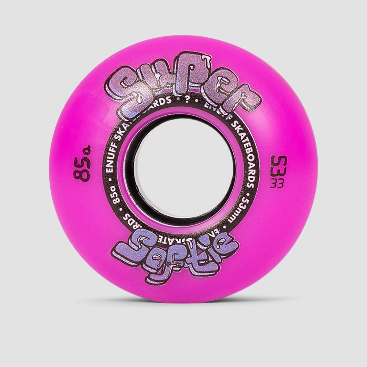 Enuff Super Softie Skateboard Wheels Purple 53mm