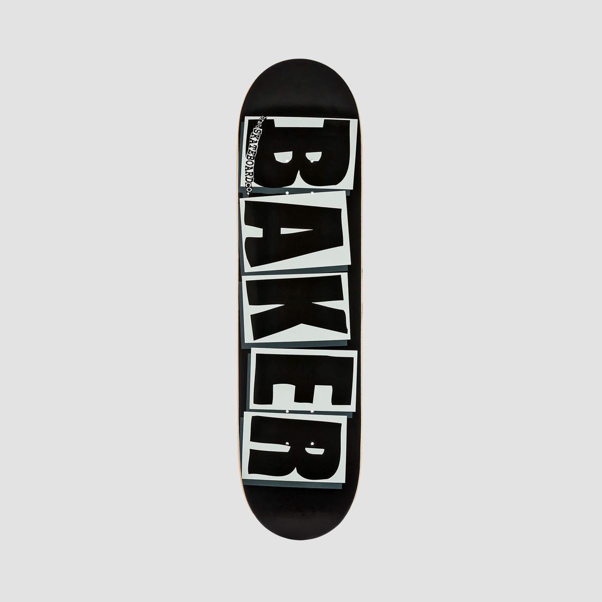 Baker Brand Logo Skateboard Deck Black/Black/White - 8.25"