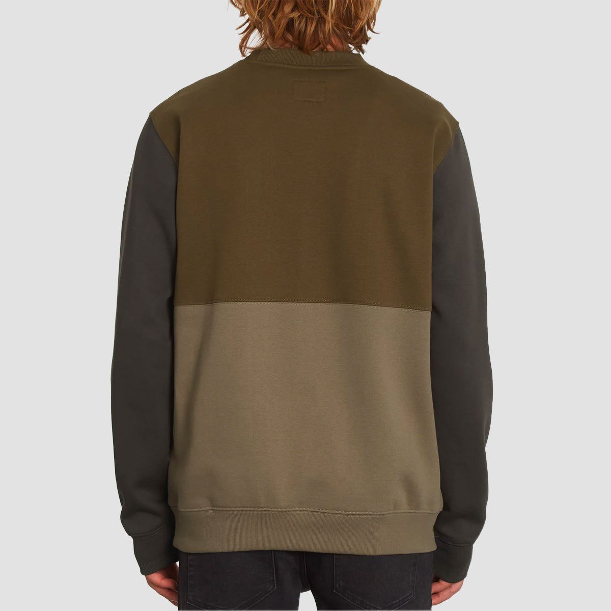 Volcom Divided Crew Sweat Service Green