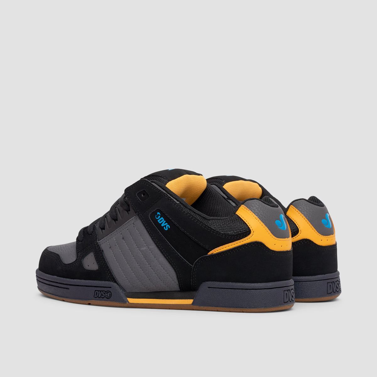 DVS Celsius Shoes - Black/Orange/Blue Nubuck