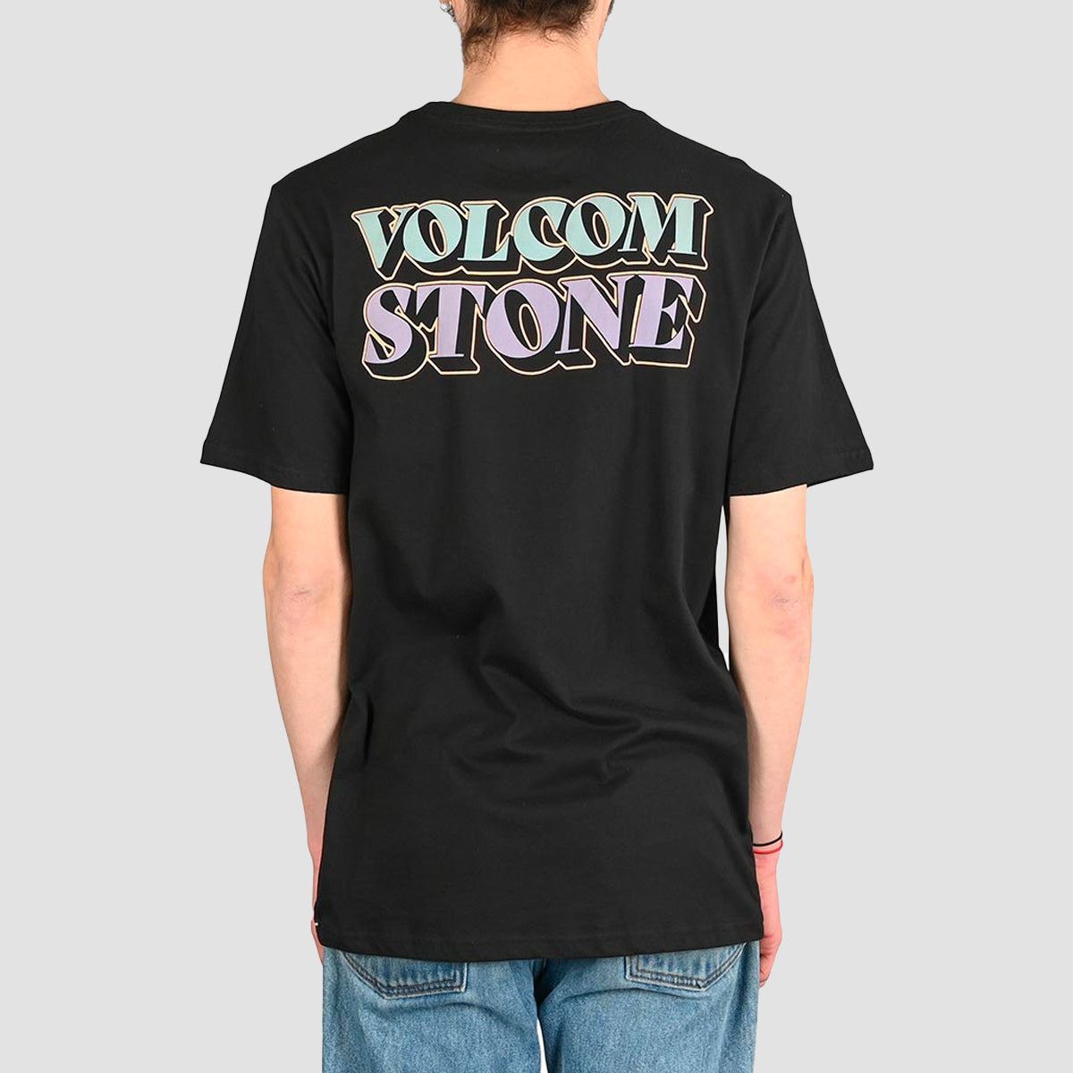 Volcom Stript T-Shirt Black