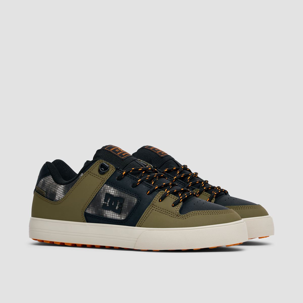 DC Pure WNT Shoes - Black/Olive Night