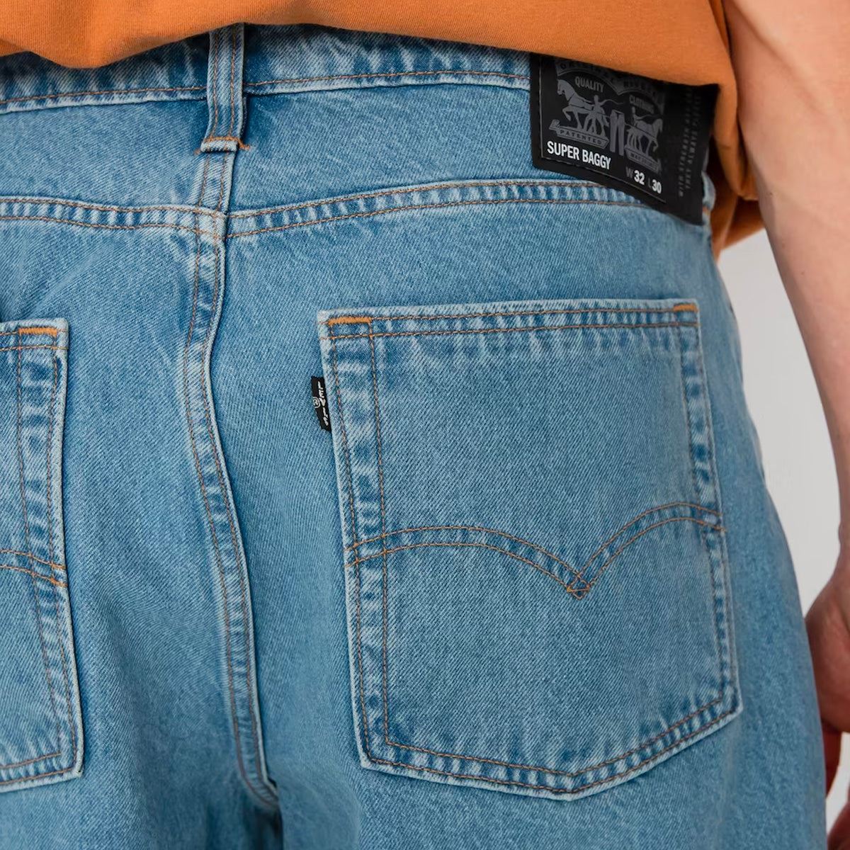 デニム/ジーンズ Levi's SKATE SUPER BAGGY VERTIGO BLUE Levi's® Skate Super Baggy Jeans Vertigo Blue Rinse