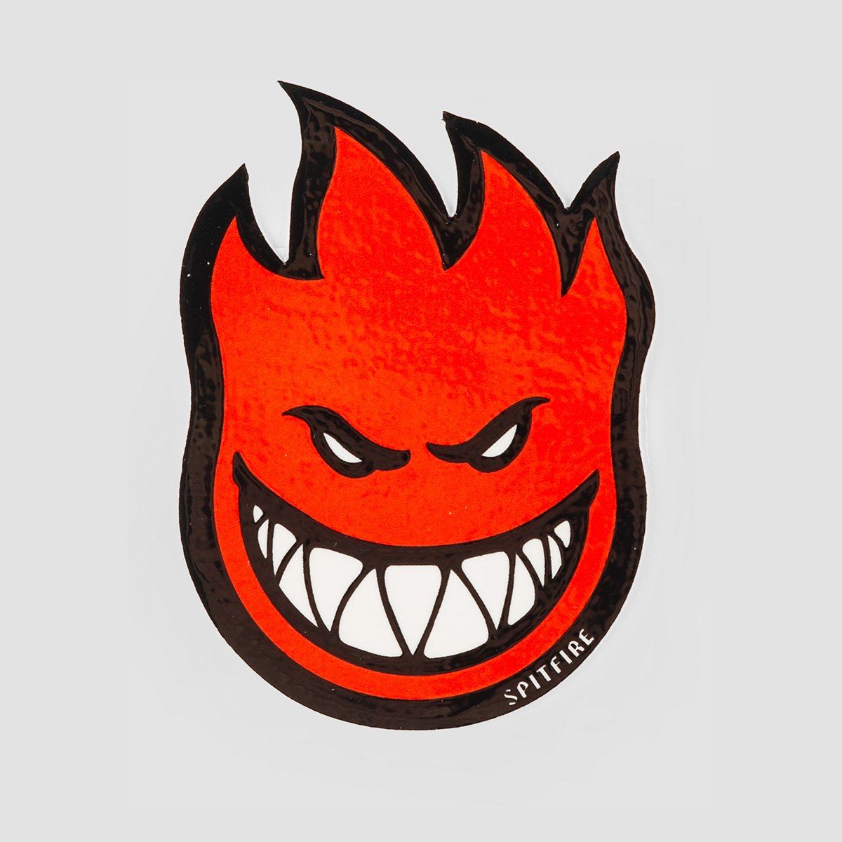 Spitfire Fireball Sticker Small Red 75x55mm