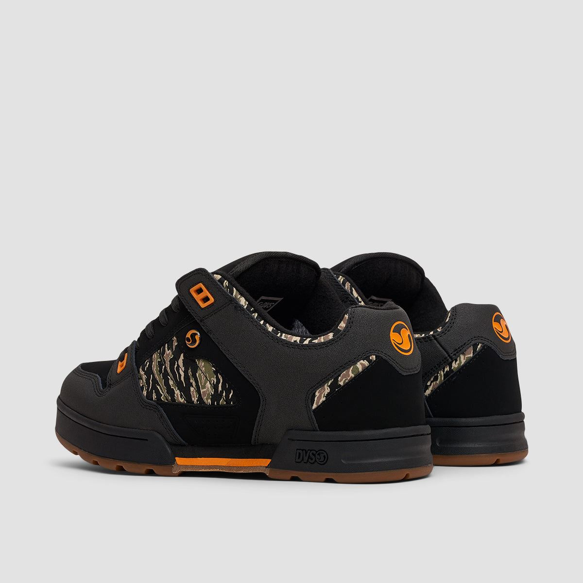 DVS Militia Shoes - Black/Jungle/Camo Nubuck