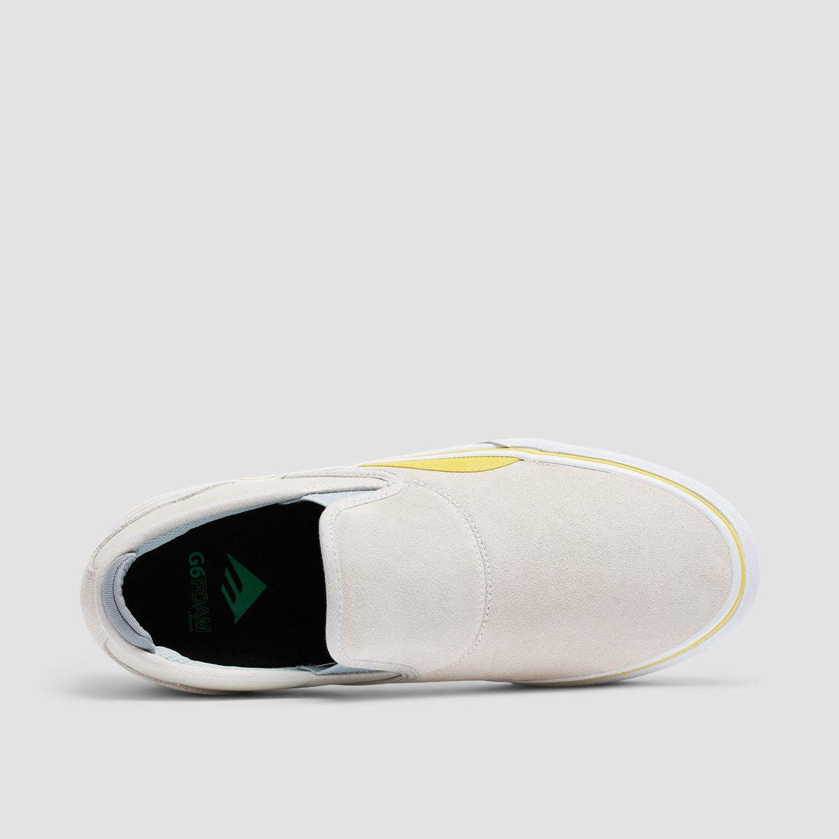 Emerica Wino G6 Slip On Shoes Grey/Yellow