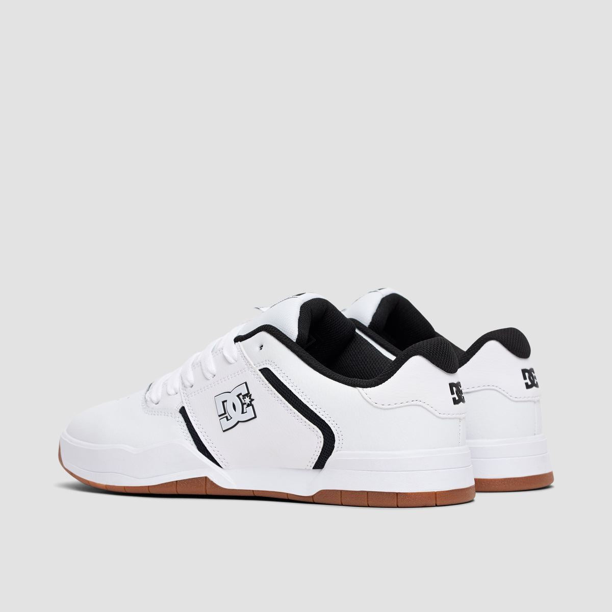 DC Central Shoes - White/Black/Gum