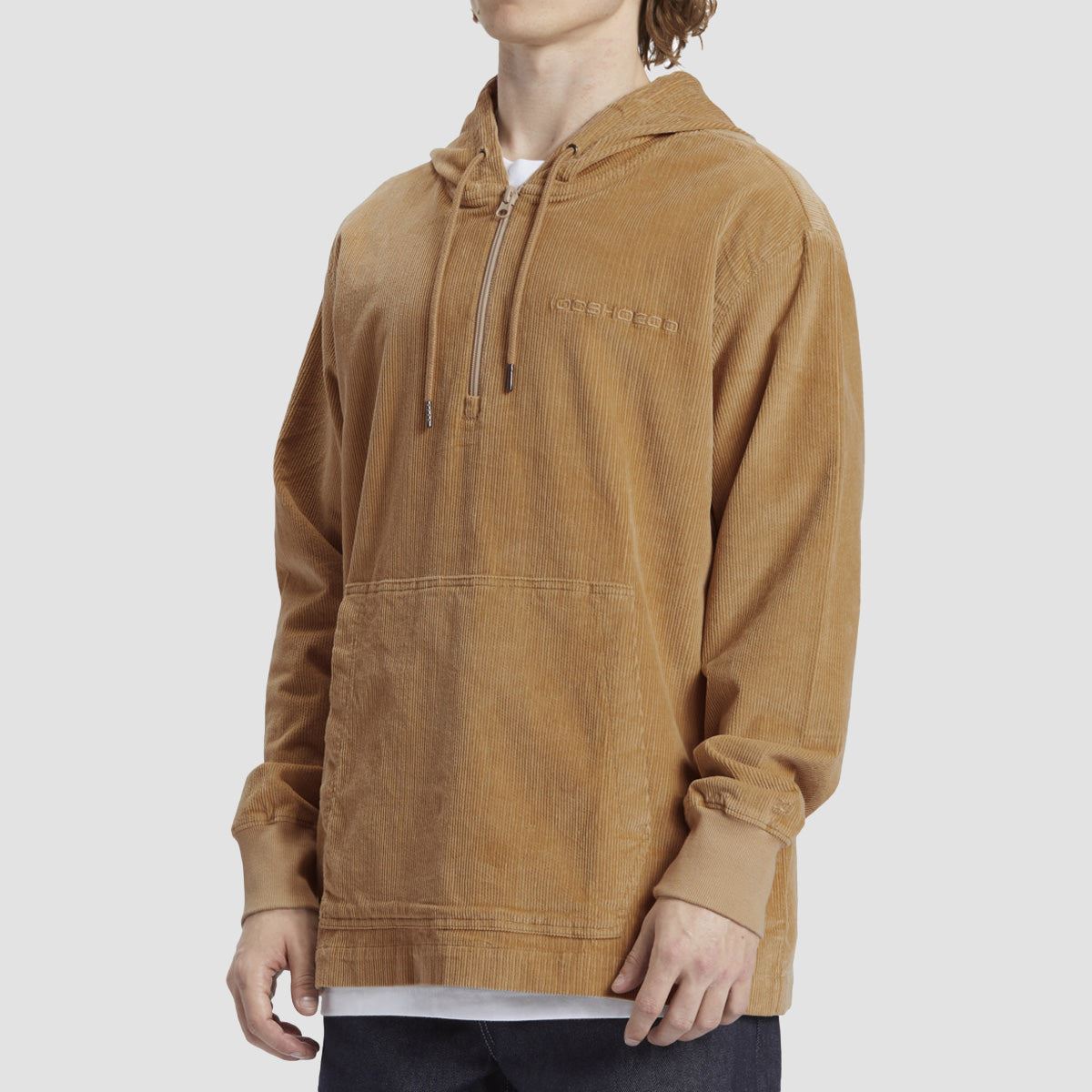 DC Belview Quarter Zip Pullover Hoodie Incense