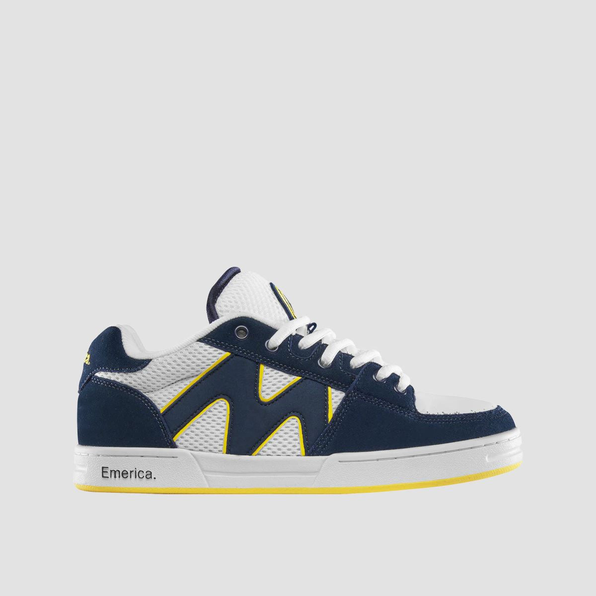 Emerica Og-1 Shoes - Navy/White/Yellow