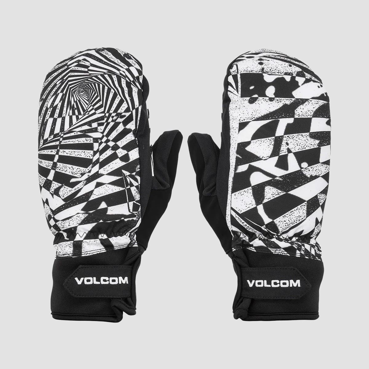 Volcom V.Co Nyle Snow Mitts Black White