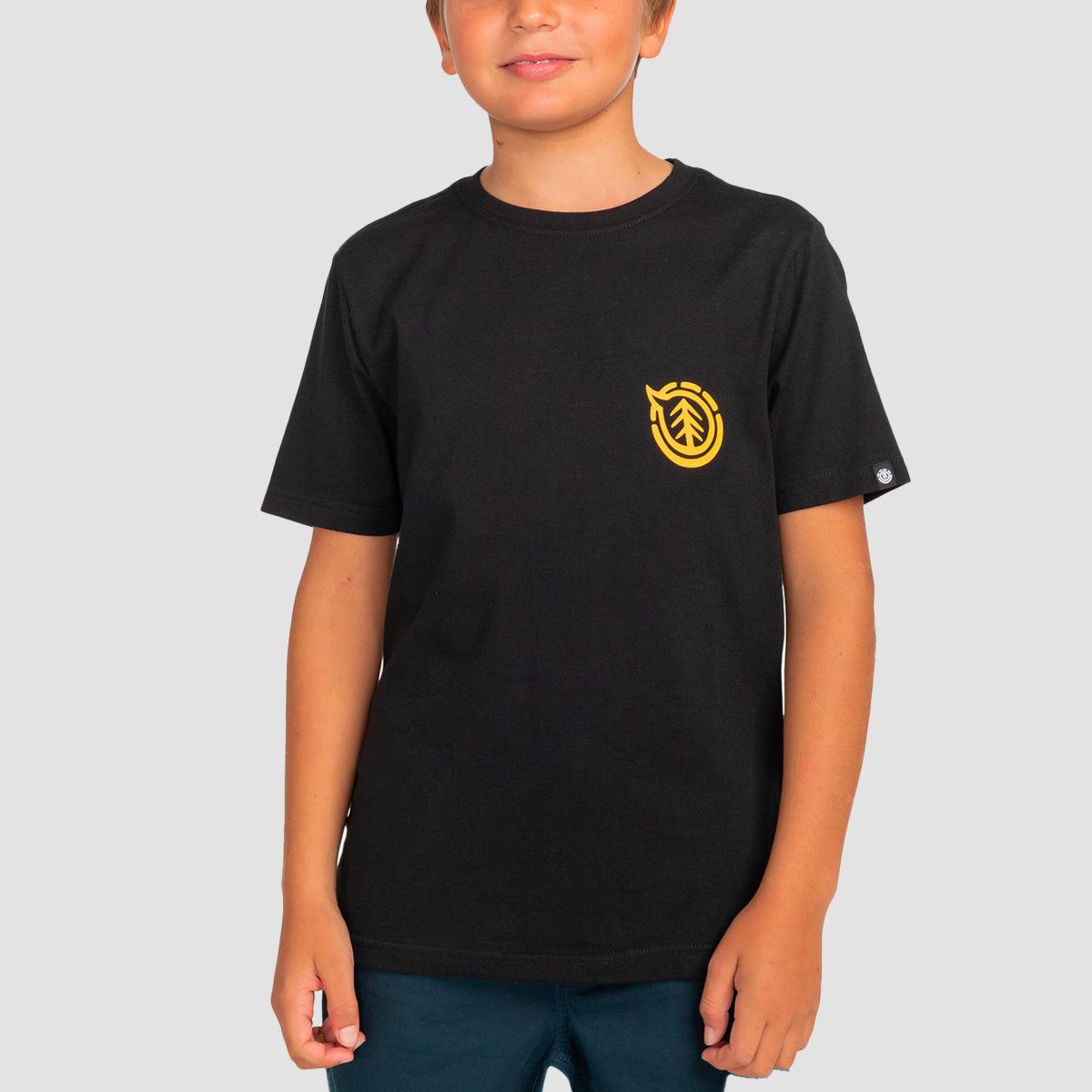 Element Dropin Organic T-Shirt Flint Black - Kids